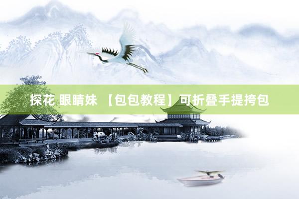 探花 眼睛妹 【包包教程】可折叠手提挎包